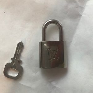 Authentic LV Louis Vuttion lock and key